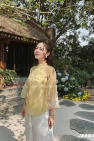 Áo bà ba tơ vàng đính kết kiotviet bb8850e8e6286df340113d26ee905ad1
