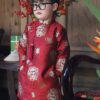 Áo dài bé trai đỏ vân mây kiotviet e0f6a1a5cce18fc2325026e34d7da02e