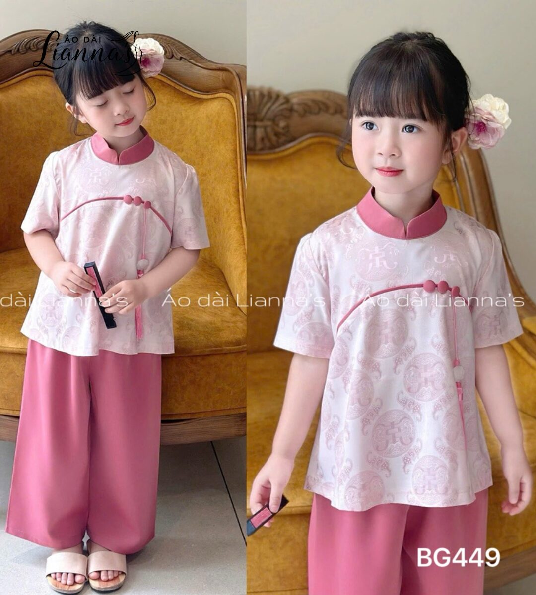 Sét Bà Ba Gấm Thọ Cho Bé – Nét Đẹp Truyền Thống Dành Cho Thiên Thần Nhỏ set ba ba gam tho cho be