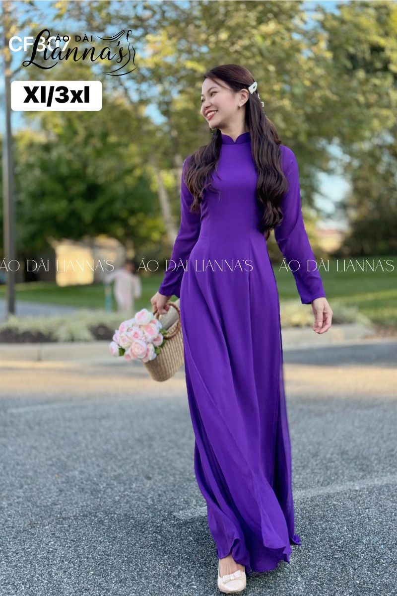 Áo dài chiffon 4 tà mới nhất 2026