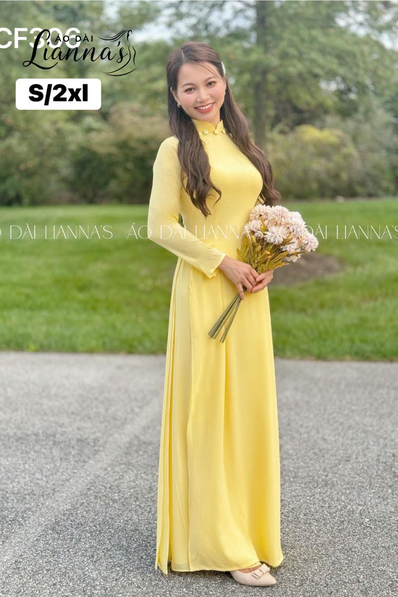 Áo dài chiffon 4 tà mới nhất 2026