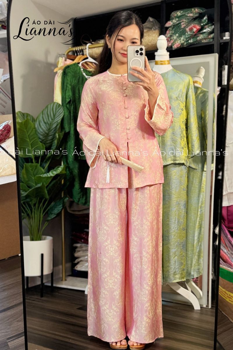 Các mẫu bà ba lụa tơ tằm đẹp sang trọng, mềm mại và dễ mặc tại Mỹ các mẫu bà ba lụa tơ tằm