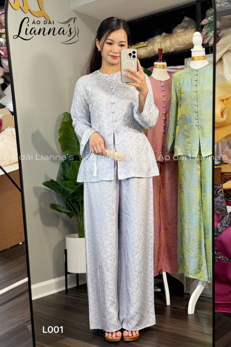 Các mẫu bà ba lụa tơ tằm đẹp sang trọng, mềm mại và dễ mặc tại Mỹ các mẫu bà ba lụa tơ tằm