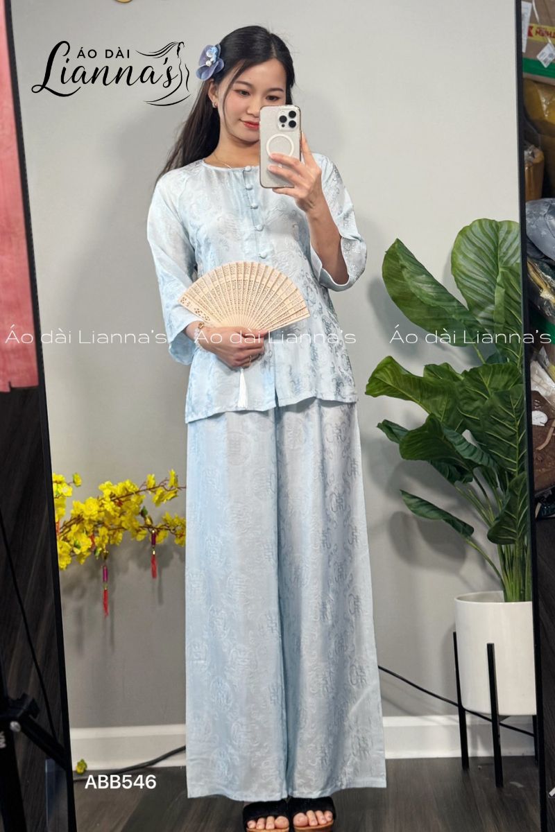 Các mẫu bà ba lụa tơ tằm đẹp sang trọng, mềm mại và dễ mặc tại Mỹ các mẫu bà ba lụa tơ tằm
