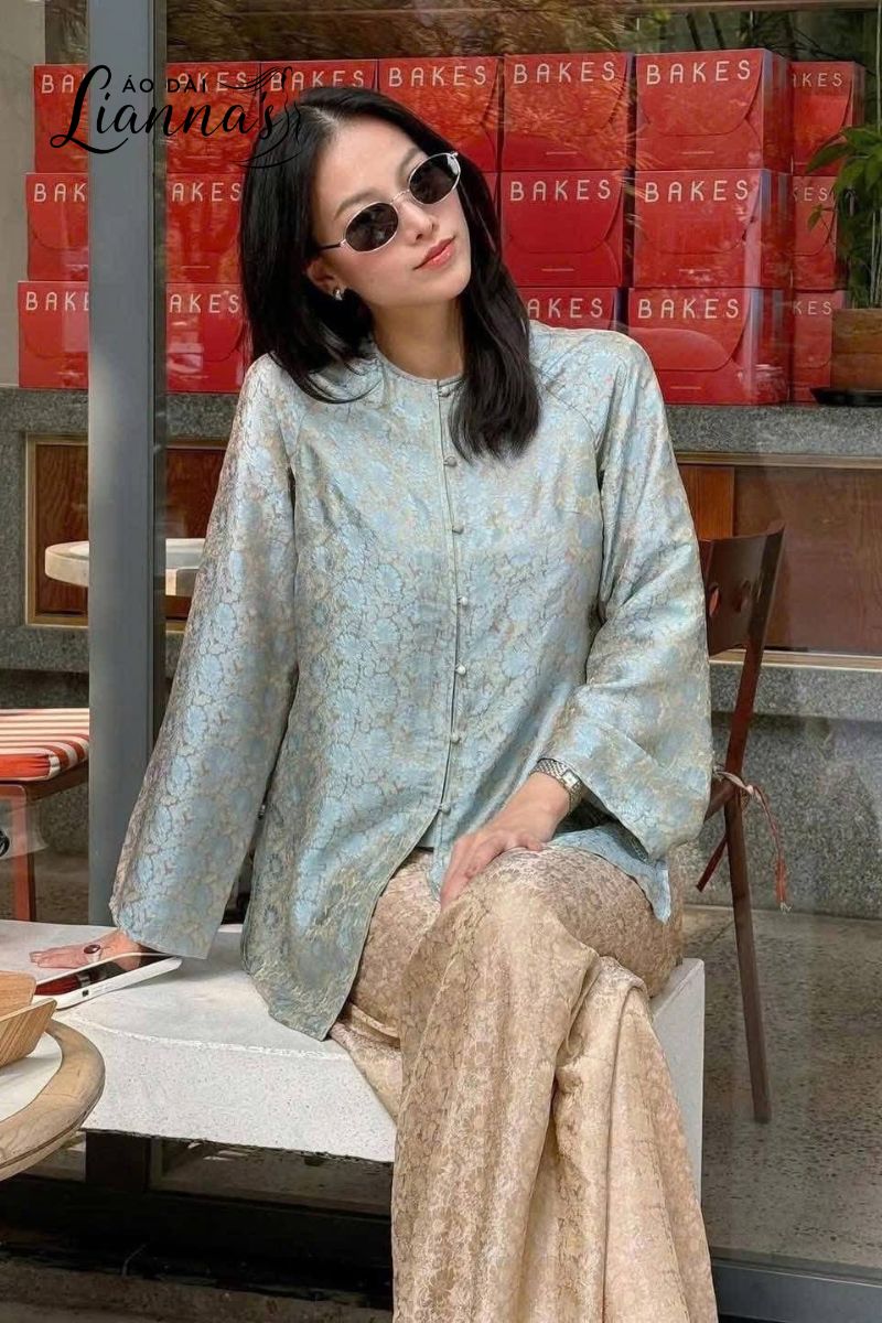 các mẫu bà ba lụa tơ tằm