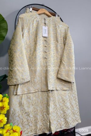 Áo bà ba tơ tằm nha xa chim công vàng phối xanh kiotviet 0dee73b0e14abff1bed22ae02dcc9bf6