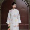 Áo dài cách tan hoa thêu hoa Hồng tông ao kem kiotviet 39559aa2a558a7368f3a1639bd72e1fa