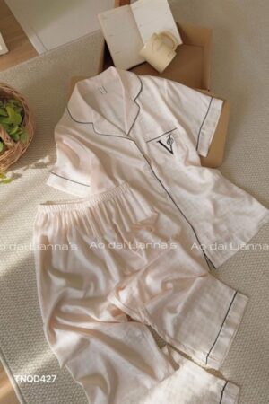 set lua tay ngắn quần dài kitty in chìm LV maug be kiotviet 3da3d01846e01af82ea04950586799ae