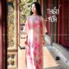 Áo dài cách tan thều hoa sắc Xuân kiotviet 3e08294eda279be78552ce57a9f62515