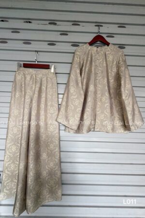 Áo bà ba tơ tằm nha xá chữ thọ xám đậm