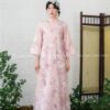 Áo dài cách Tân suông tông Hồng họa tiet thêu kiotviet 542655c249a89bf855d5d2151c780351