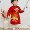 áo dài be trai gấm đỏ kiotviet 59648fcaa1c59ce2fbe4c04909dc919d