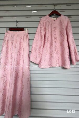 Áo bà ba tơ tằm nha xá chữ thọ hồng ruốt