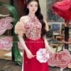 Áo dài kim sa đỏ hở vai kiotviet f476d8b26075f44065f623e347d43068