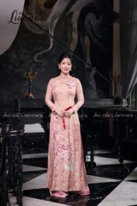 mẫu áo dài cho mẹ