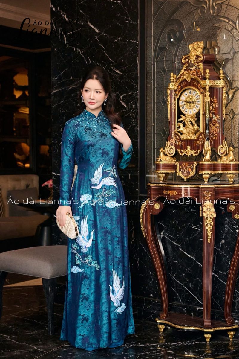 mẫu áo dài cho mẹ