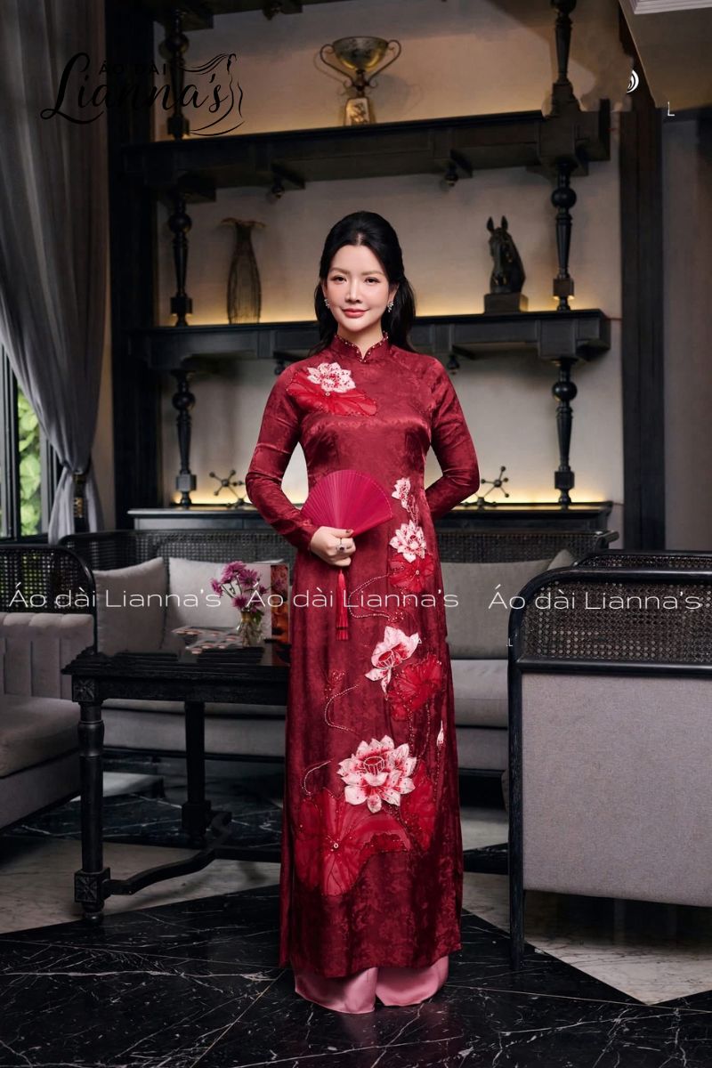 mẫu áo dài cho mẹ