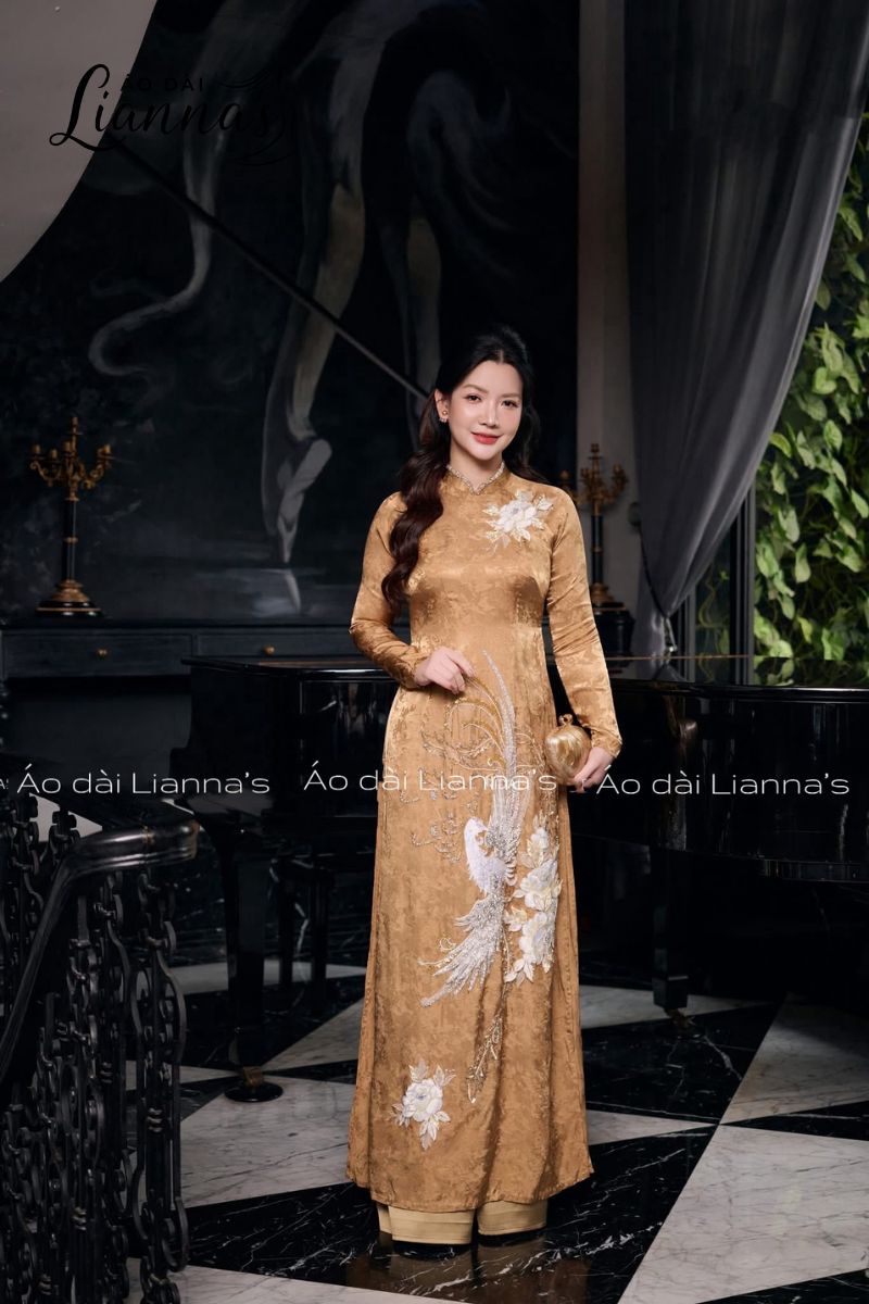 mẫu áo dài cho mẹ