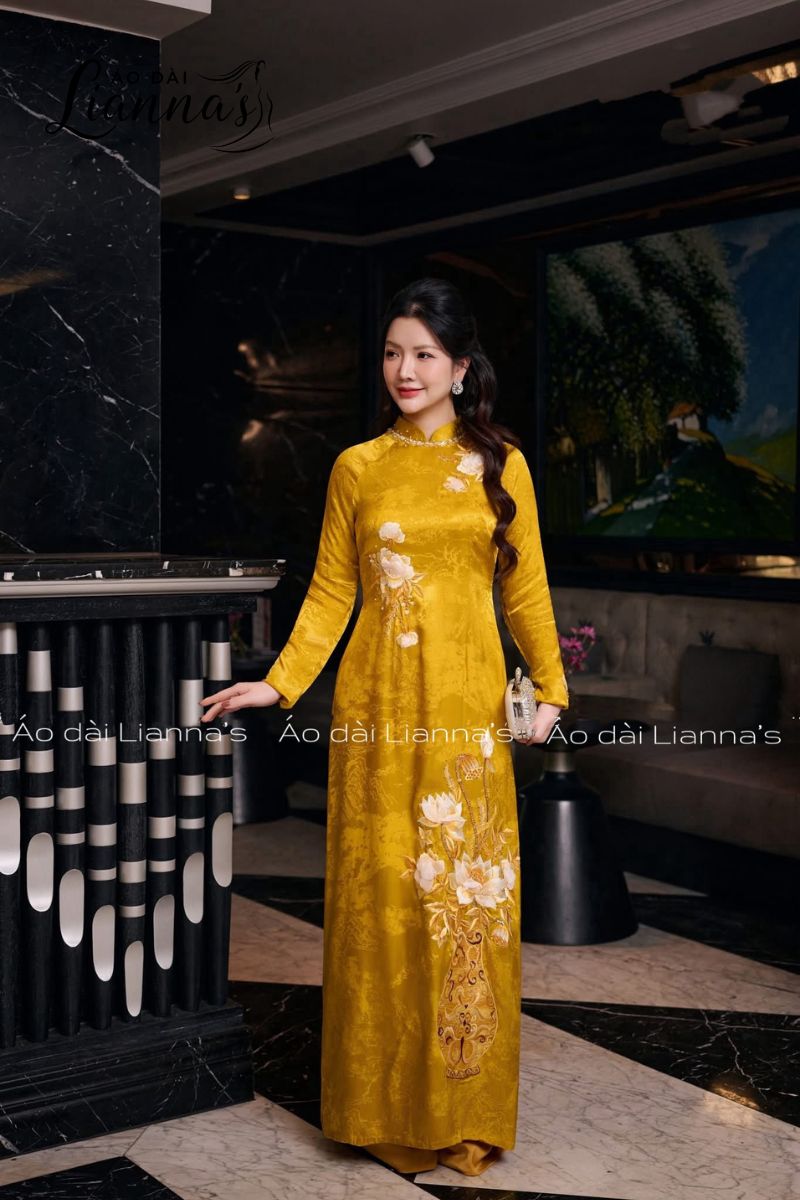 mẫu áo dài cho mẹ