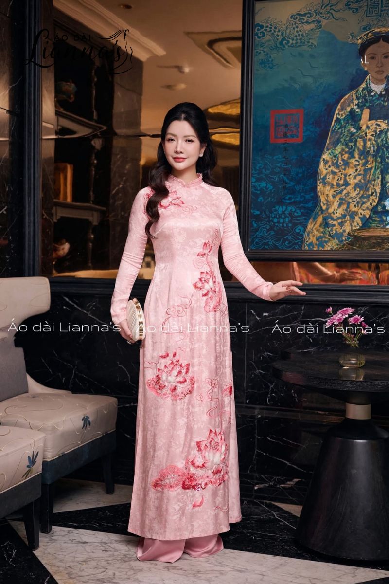 mẫu áo dài cho mẹ