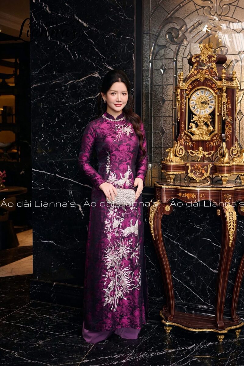 mẫu áo dài cho mẹ