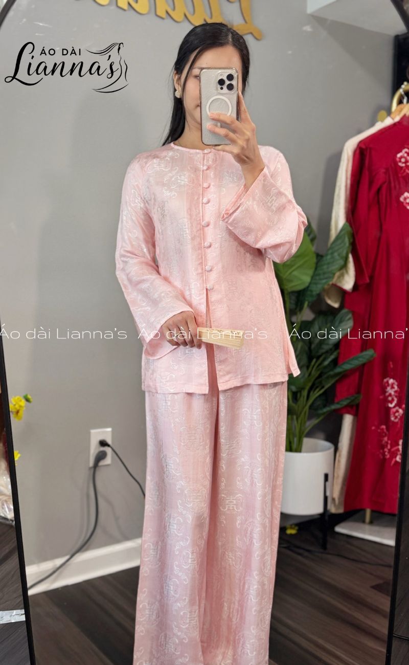 Áo bà ba tơ tằm