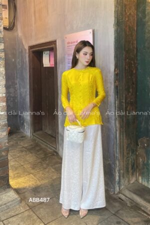 Áo bà ba hà đông vàng kiotviet 0750a449f37da5bdfdda154cb29db883