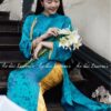 áo dài lụa tằm hoa đào xanh dương kiotviet 22c935e23bd5886c31ac506832d9d023