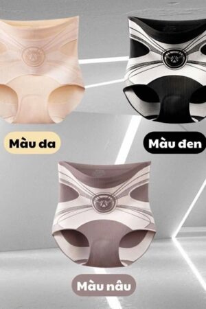 Quần gen cạp cao Nhật bản màu nâu