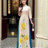 Áo dài truyền thống hoa vàng quan váy xanh kiotviet 4f2dff572df8c9cb582eaa9b0285c212