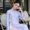 Áo dài tơ tằm lua hà đông tong tím kiotviet 5a1cdd6277f9ded4f3e6fee2c6a97cc0