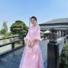 Áo dài Linn Hồng tay long vũ