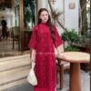 Áo dài cách tan lông hoa đỏ kiotviet 64843cda43cc3da1410d23e4c6e9d56f