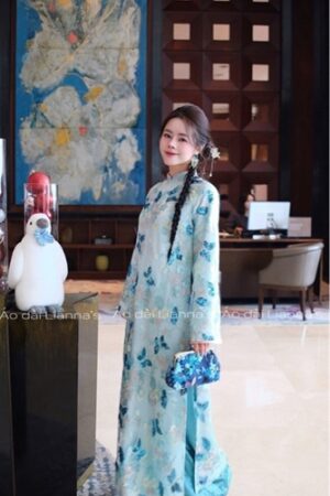 Áo dài kim sa xanh kiotviet 8ffd54aa20cf580a312701ab95ca6fad