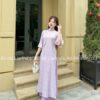 Áo dài suông gấm hoa cuc tím kiotviet af2e32b7b06802a4adac01795a37ee81