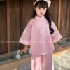 Bà ba bé gái ren lá Hồng kiotviet b0123c24c6909a6a82a46c7df67e0f23
