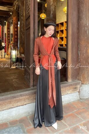 Set tứ thân nâu