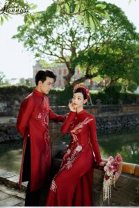 set ao dai cuoi doi co dau chu re 1 1