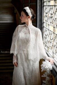 khan dong co dau ao dai cuoi 1