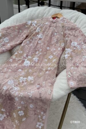 Áo dài kim sa hoa lá hồng kiotviet 00dbc38cf15f1ffffadc31ad571c741b