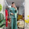 Áo bà ba ánh kim xanh lá kiotviet 4ec9fcfaebfd1e5dfa05299174be480e