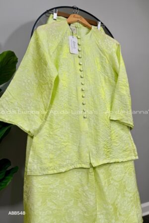Áo bà ba tằm ánh xanh cốm