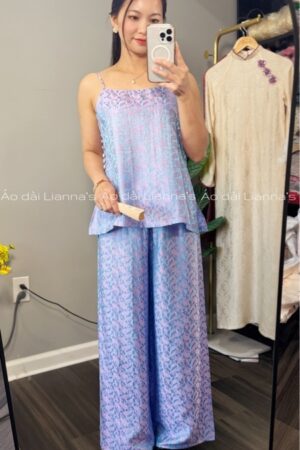 Set 2 dây tơ tằm tím công