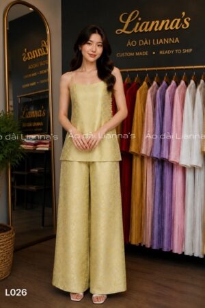 Set 2 dây lụa tơ tằm xanh cốm