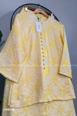 Áo bà ba tằm ánh vàng
