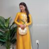 Áo dài vàng lụa Vân gỗ kết hoa kiotviet b4224b9f80fb861357ca2259fd6ea87a