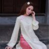 Áo dài tơ tằm tong vàng nhẹ kiotviet d25bd76e13f973629a36c0696f10fb65