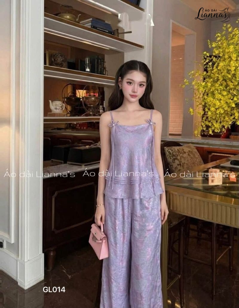 Set 2 Dây Tencel Tằm Ánh: Chất Liệu Mềm Mát, Sang Trọng Cho Ngày Thường Set 2 dây Tencel tằm ánh màu tím lavender có sẵn tại Mỹ
